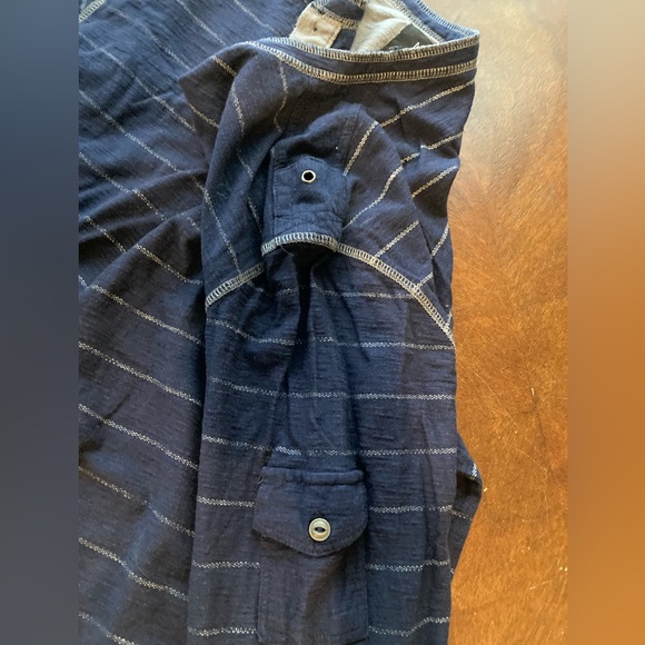 Men’s Size Large Modern Culture Striped Longsleeve Shirt - Picture 7 of 11